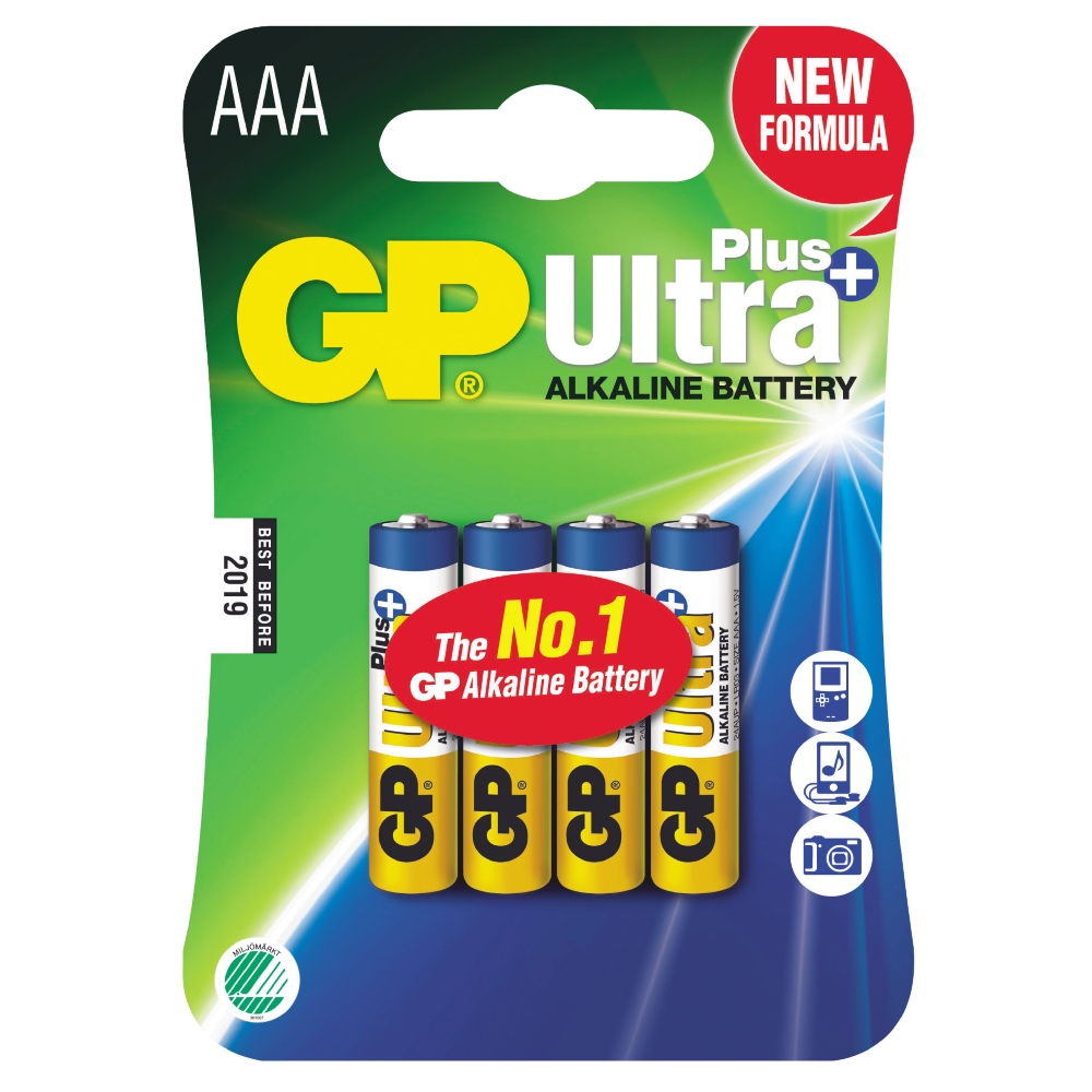 Batteri Ultra Plus LR03/AAA 4-pack