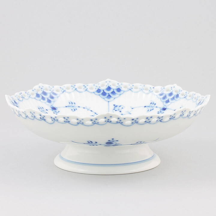 ロイヤルコペンハーゲン  Blue Flutedシリーズ  フルレース  ボウル  #1023  18cm  20世紀  [サンプル画像]