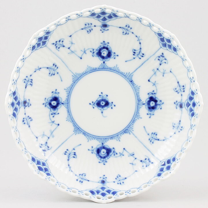 ロイヤルコペンハーゲン  Blue Flutedシリーズ  フルレース  ボウル  #1023  18cm  20世紀  [サンプル画像]