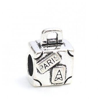 Connector / bail in silver  metal Bag