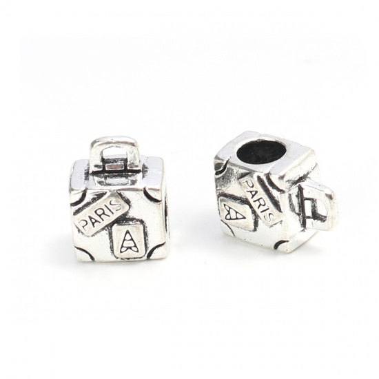 Connector / bail in silver  metal Bag - 2