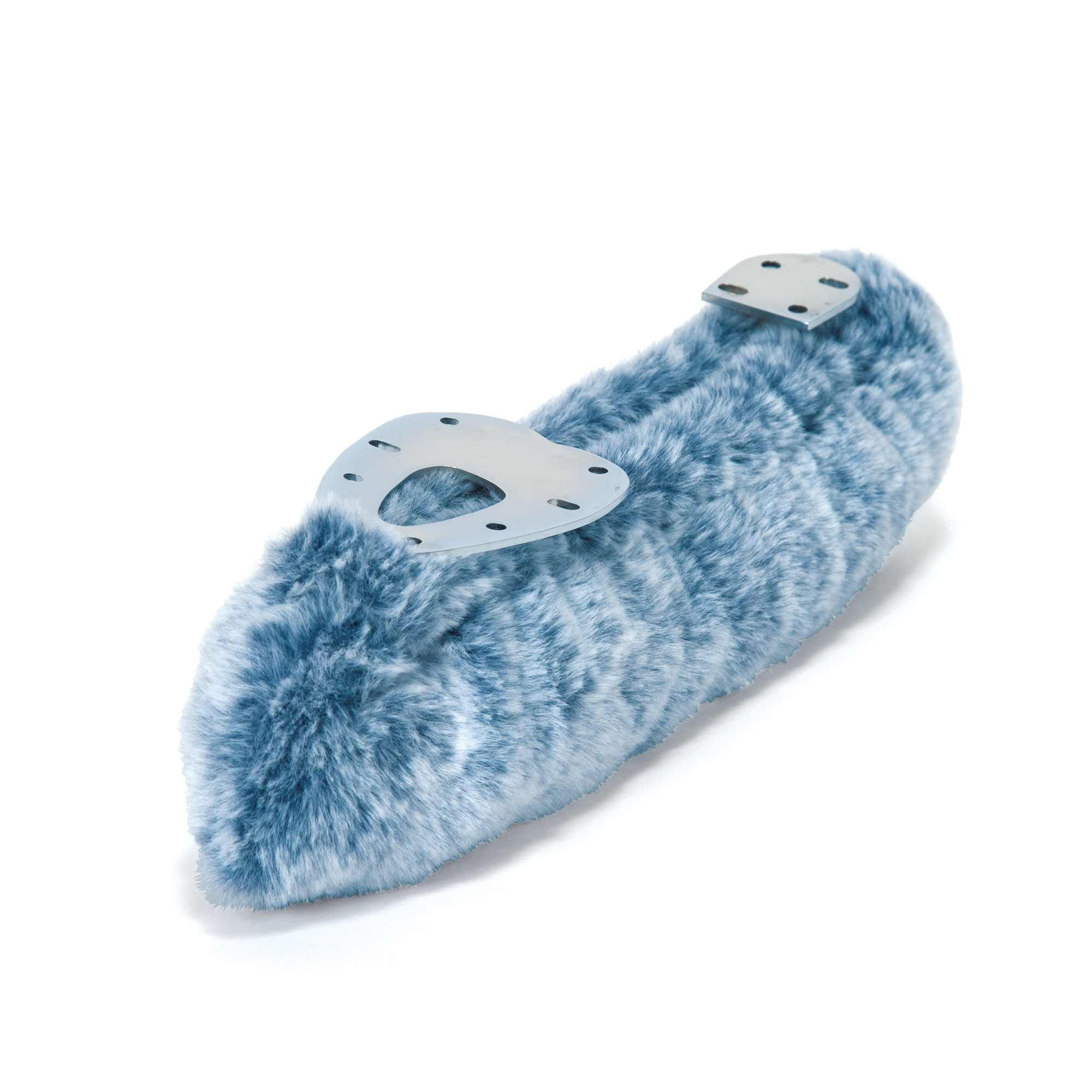 Fluffiga skenskydd i päls - 6