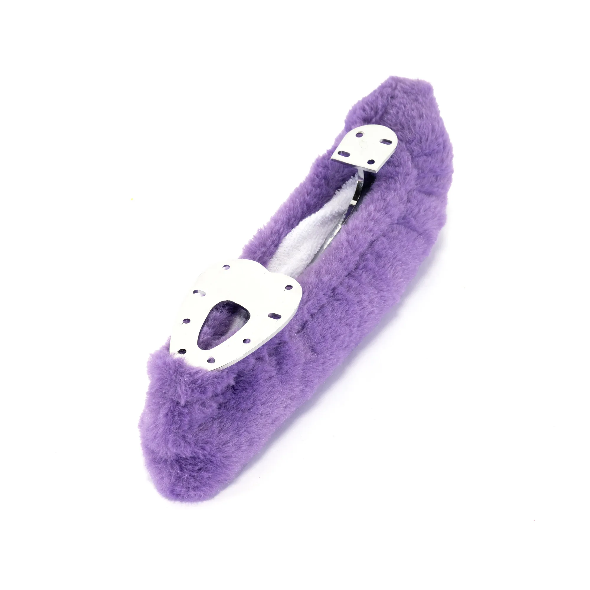 Fluffiga skenskydd i päls - 10