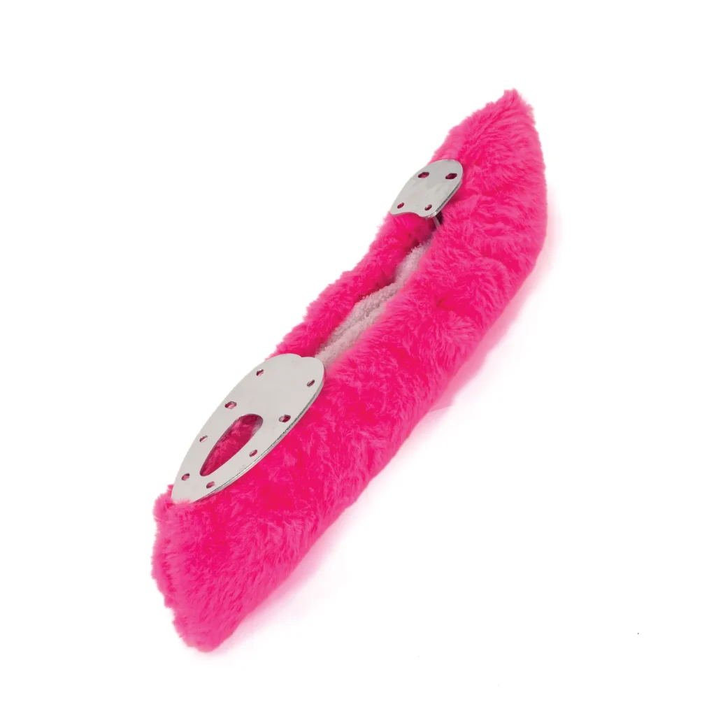 Fluffiga skenskydd i päls - 14