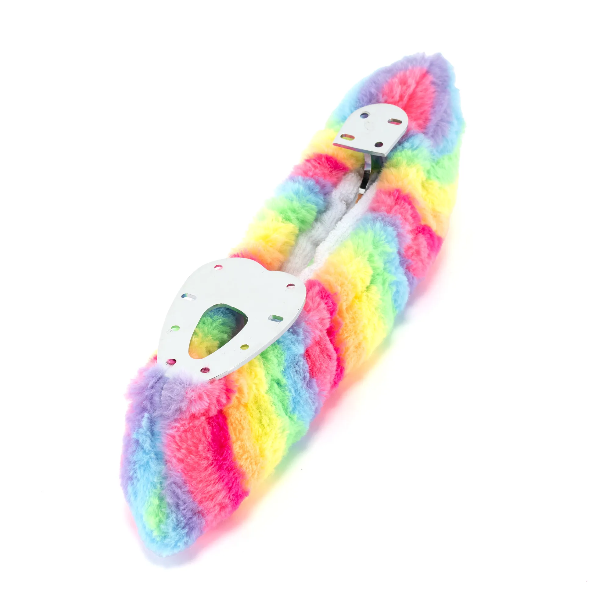 Fluffiga skenskydd i päls - 12