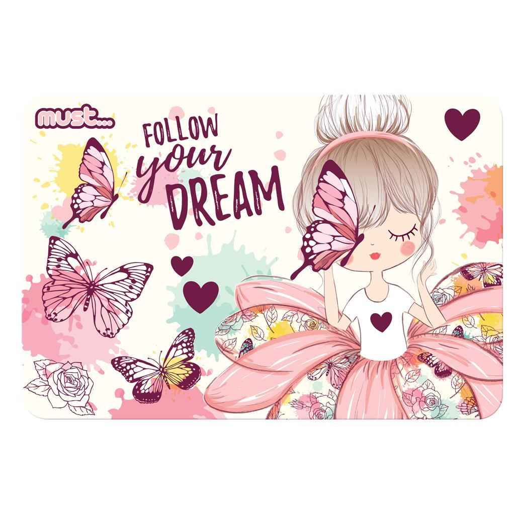 Fjäril Follow Your Dream Underlägg