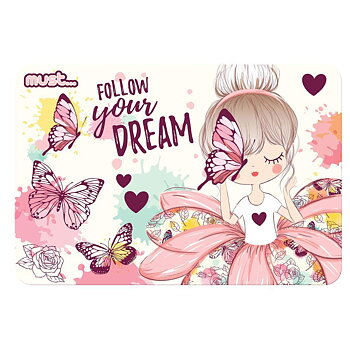 Fjäril Follow Your Dream Underlägg
