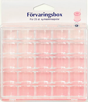 Symaskinsspolbox med 25 fack