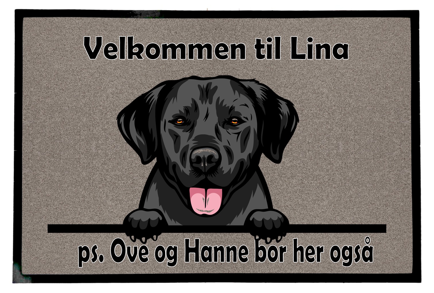 Dørmatte Labrador 1 
