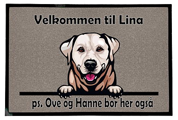 Dørmatte Labrador 2