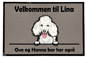 Dørmatte Puddel 1 