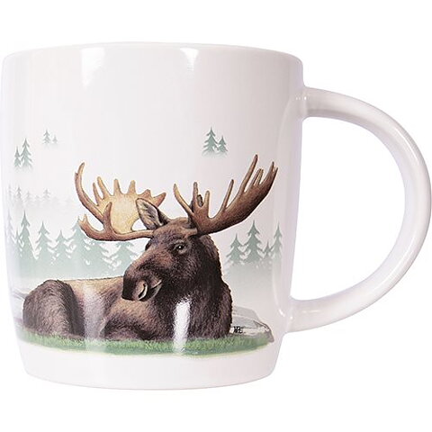 Mug moose in box Sweden 37cl