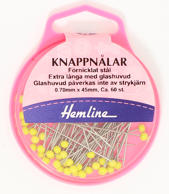 Quiltnålar 45mmx0,70mm ca 60st