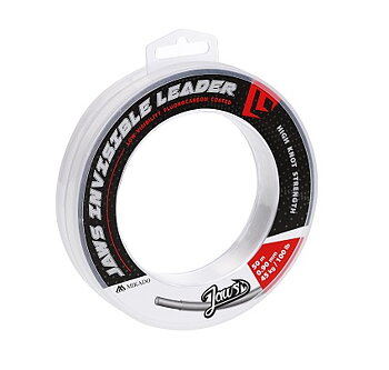 Tafsmaterial Jaws Invisible Leader 50m (fluorocarbon coated)