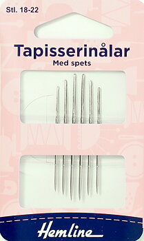Tapisserinålar med spets 18-22