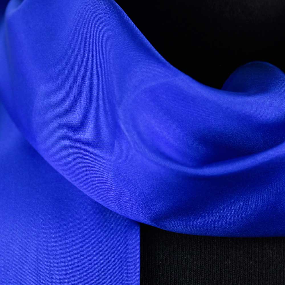 Kungsblå  Sidenscarf Isa - 2