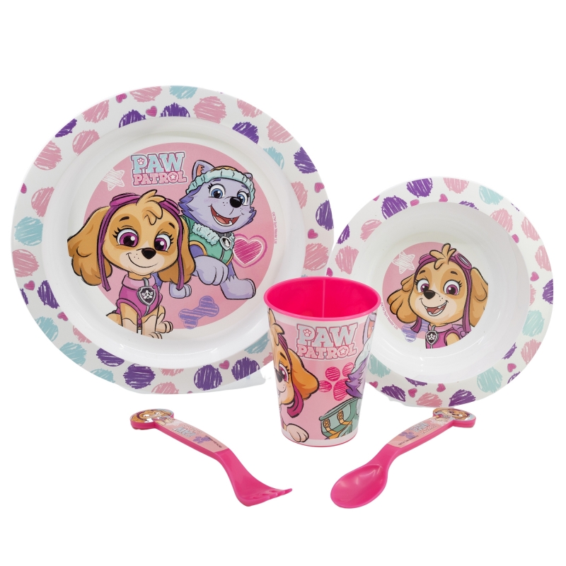 Paw Patrol Servisset Girl 5-delar 