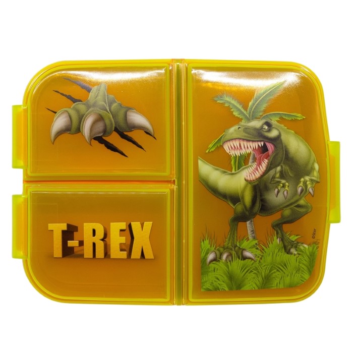 Dinosaurie Matlåda 3-fack T-Rex