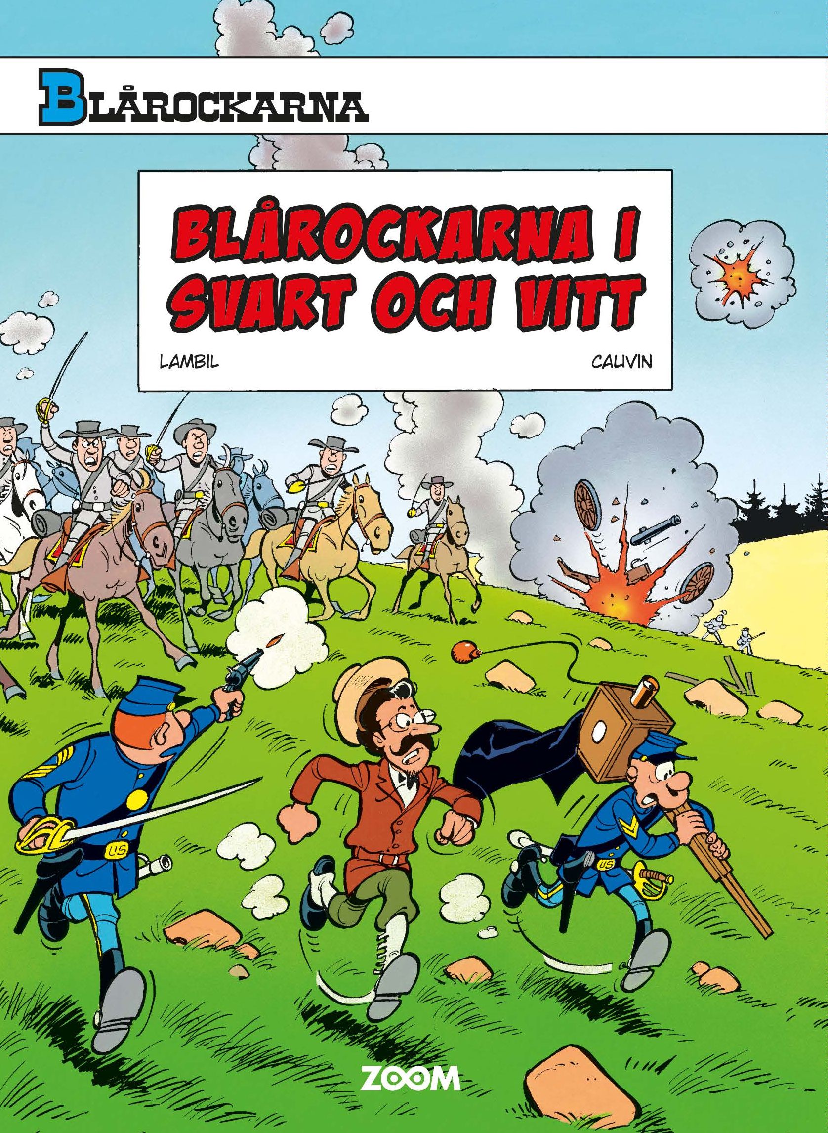 Nya Blårockarna 35 Blårockarna i svart och vitt