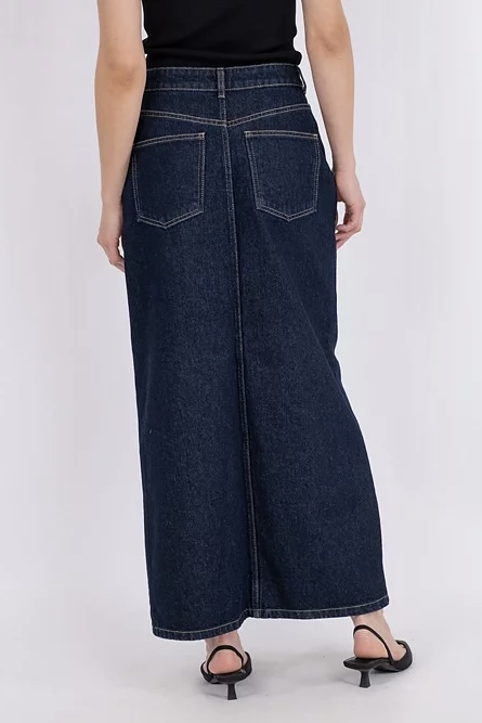 Neo Noir - Frankie D Skirt Dark Denim - 2