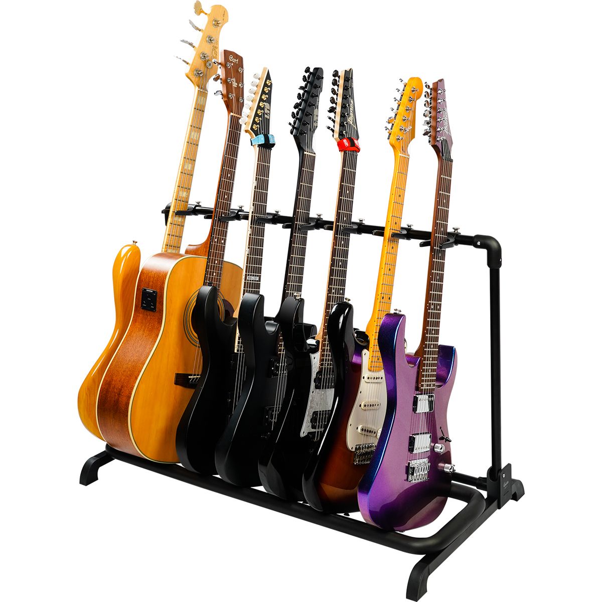 Guitto GGS-11 gitarrstativ för 7 instrument - 3