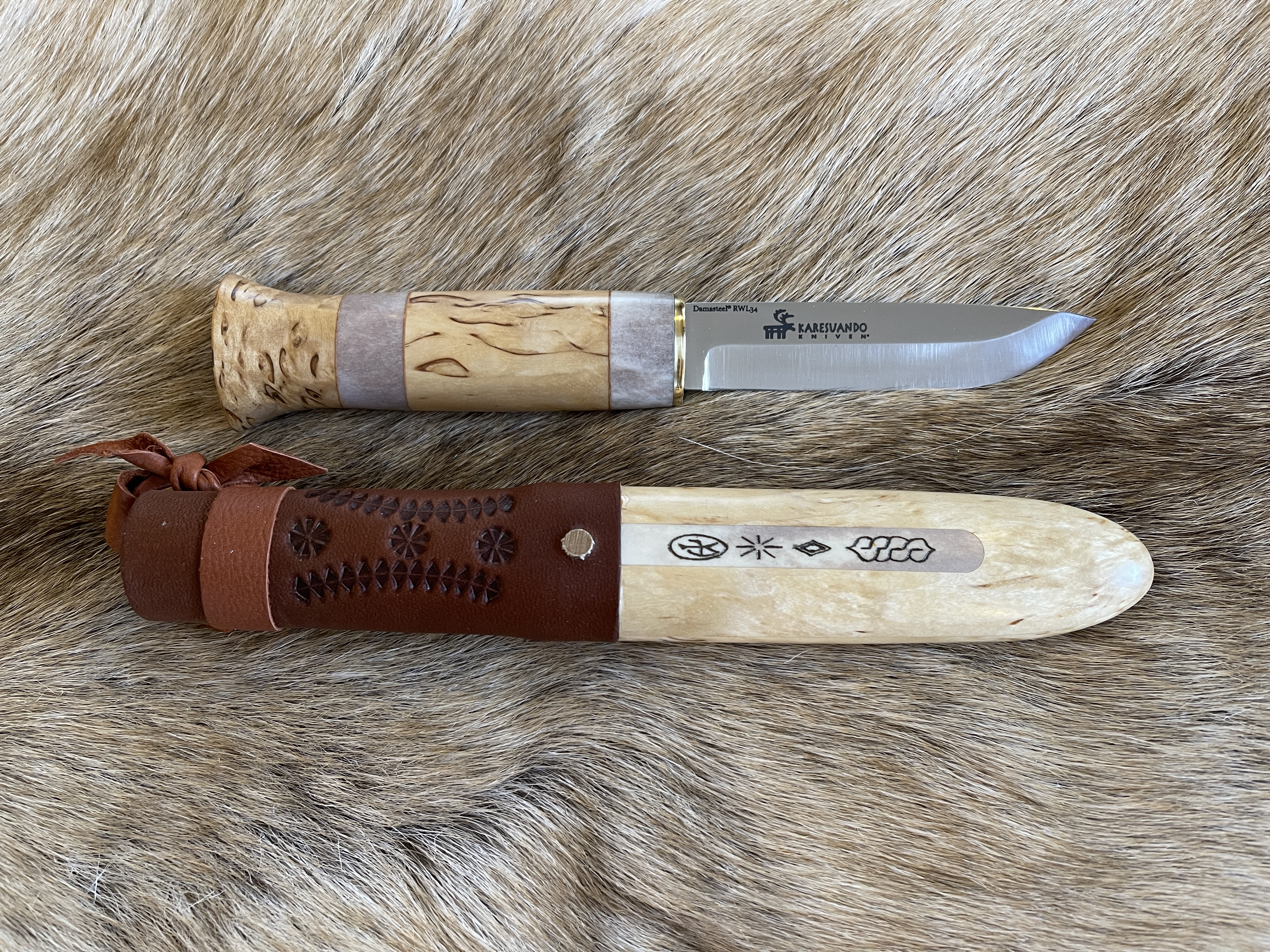 Jaktkniv Järven Damasteel® RWL34™