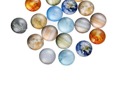 Cabochon in glass round 12mm ,  environment, Universe