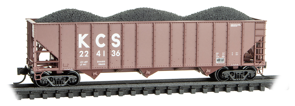 Hopper car 100 ton 3-bay KCS #224136