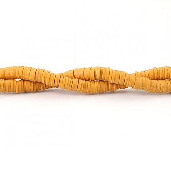 Heishi beads, Ginger 5mm