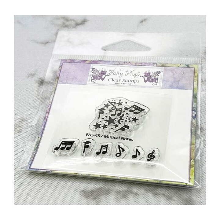 Fairy Hugs Clear Stamps - Musical Notes