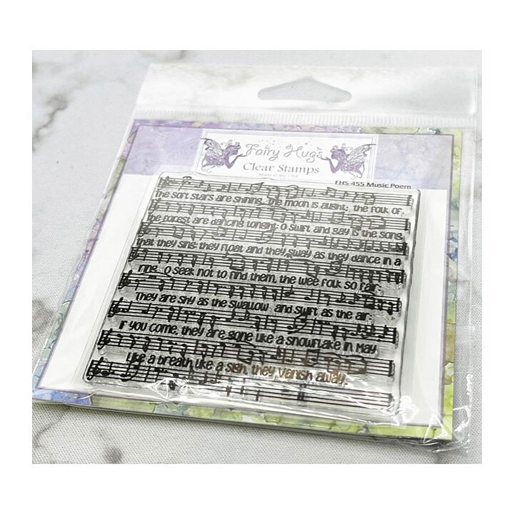 Fairy Hugs Clear Stamps - Music Poem