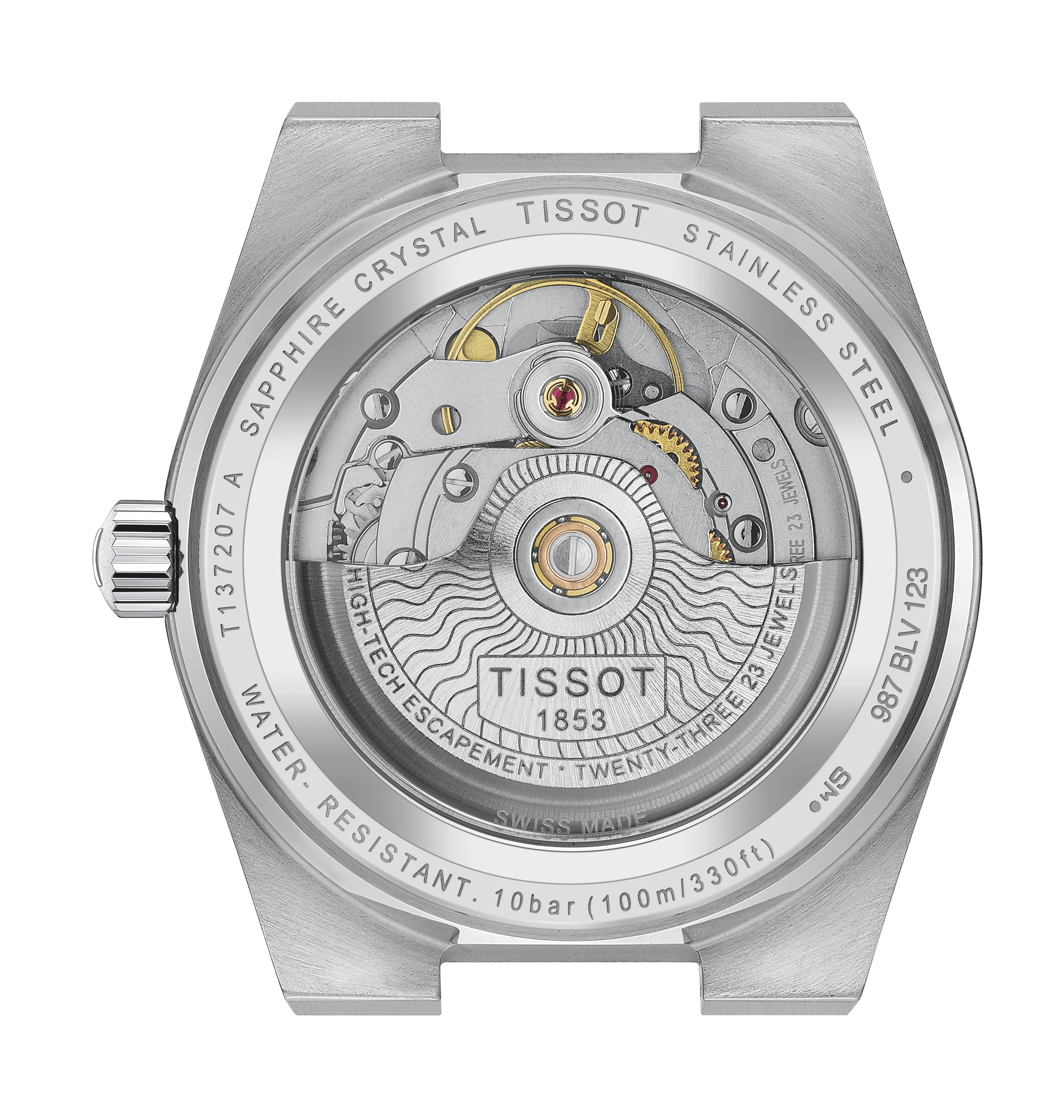 T137.207.11.351.00 Tissot PRX 35 Powermatic 80 isblå