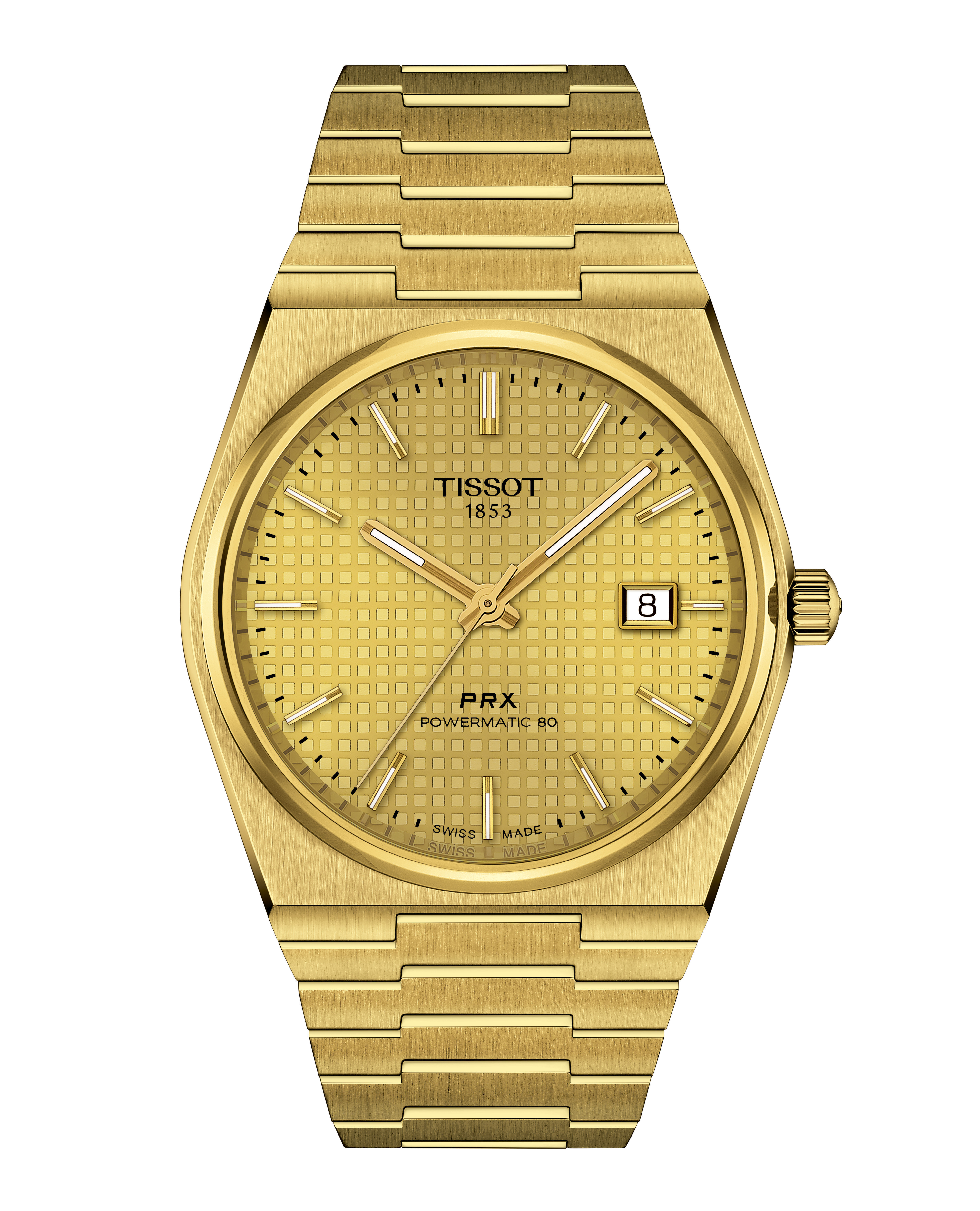 T137.407.33.021.00 Tissot PRX 40 Powermatic 80 guldpläterad pvd