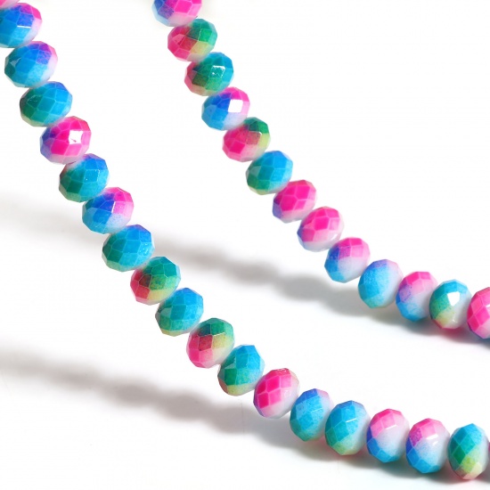 Faceted,  Frost rainbow 8mm