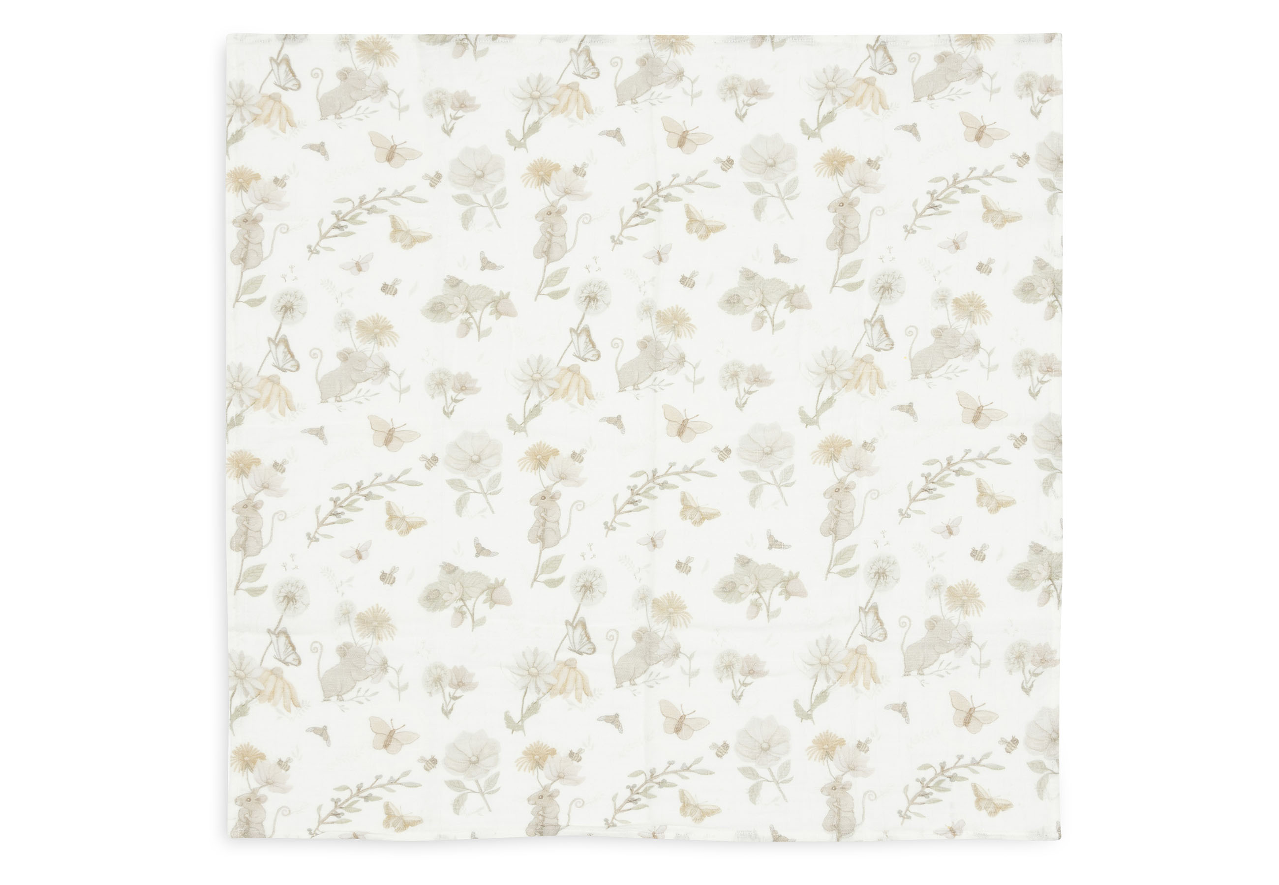 Jollein Muslinfilt 70x70cm Dreamy Mouse (2-pack) - 3