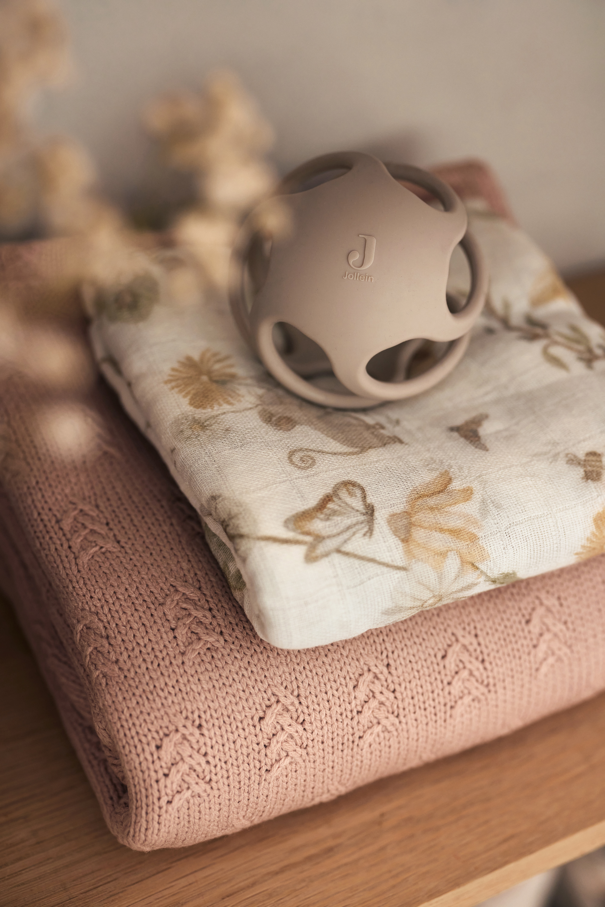 Jollein Muslinfilt 70x70cm Dreamy Mouse (2-pack) - 7