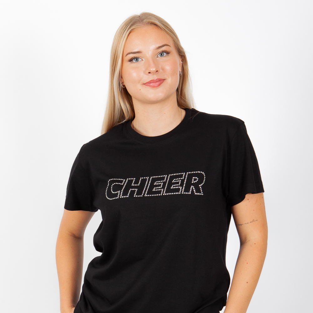 T-Shirt CHEER Rhinestones - Cheerlife