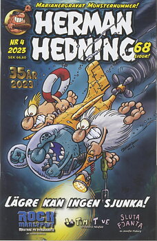 Herman Hedning nr 4 2023, Marianergravat monsternummer!