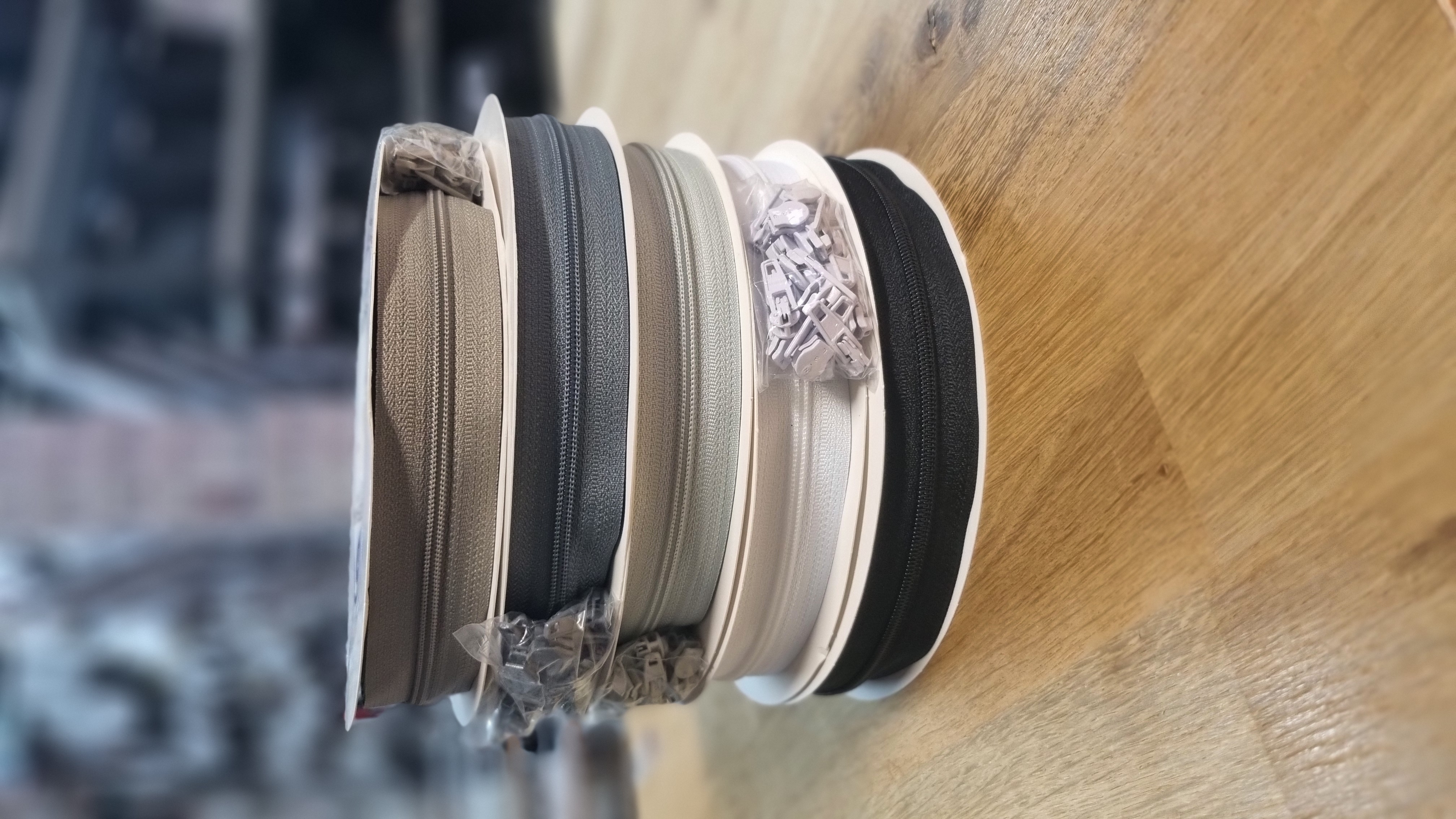 DRAGKEDJA/BLIXTLÅS - METERVARA 4MM - 4