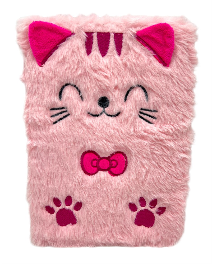 Soft notebook Pink cat
