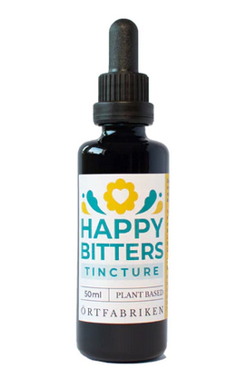 Happy Bitters Tinktur, Bittra örter  Svenskdroppar, 50ml