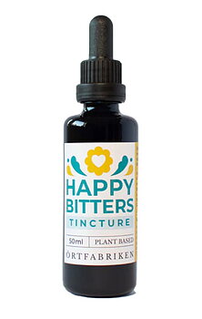 Happy Bitters Tinktur, Bittra örter  Svenskdroppar, 50ml