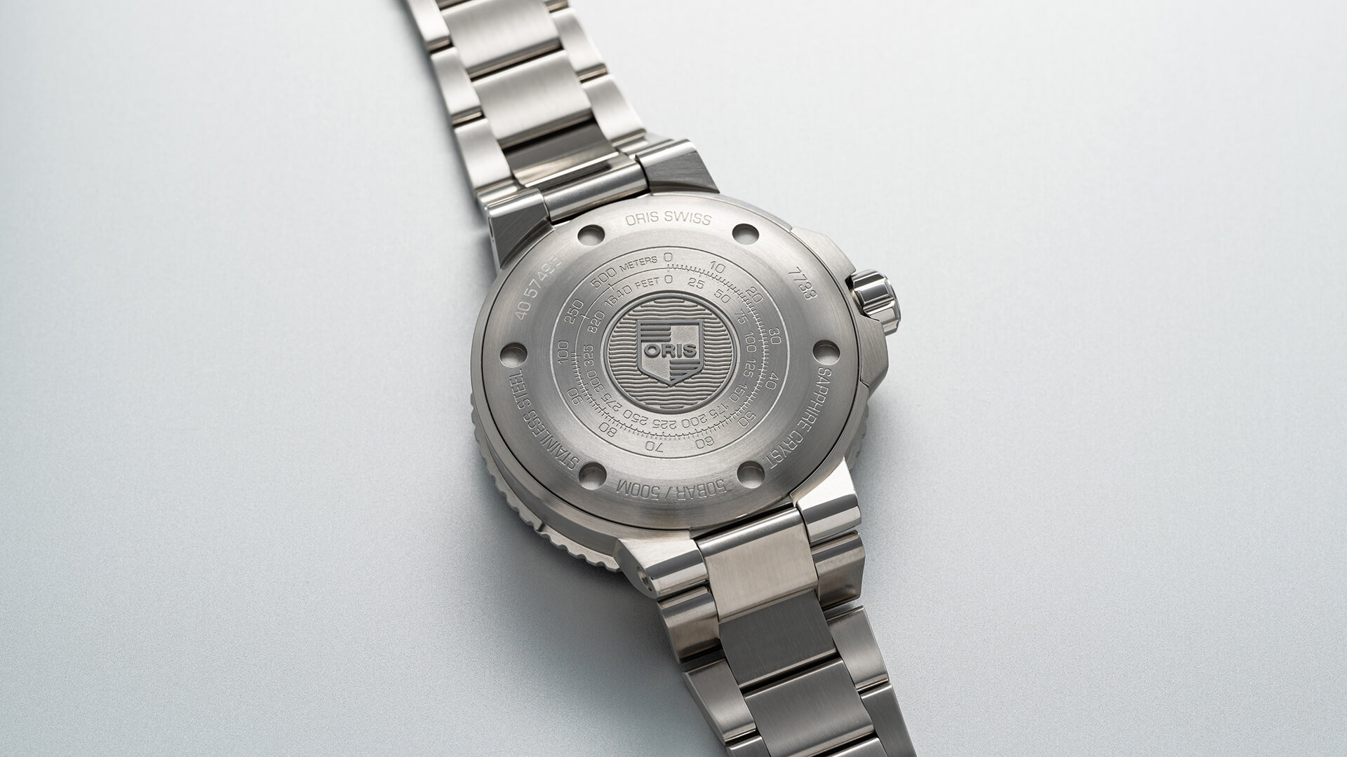 01 743 7733 4155-07 8 24 05PEB Oris Aquis Small Second, Date 45,5 blå