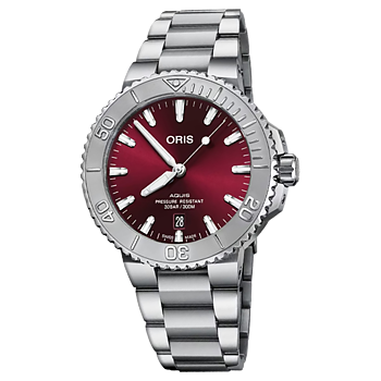01 733 7766 4158-07 8 22 05PEB Oris Aquis Date Relief 41,5 röd