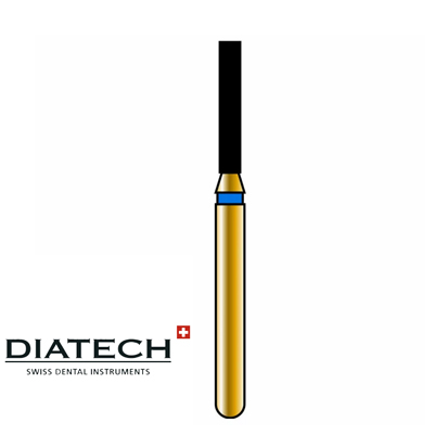 DIATECH® Cylinder Long Gold diamant FG 837 / 111, 5St.
