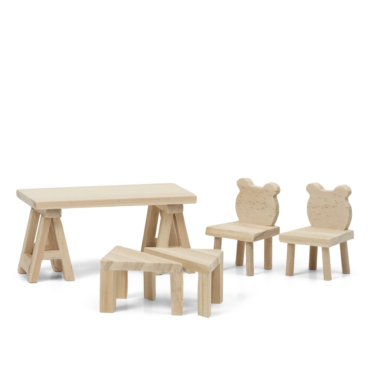 Lundby DIY Bord + Stolar - 2