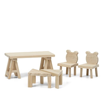 Lundby DIY Bord + Stolar