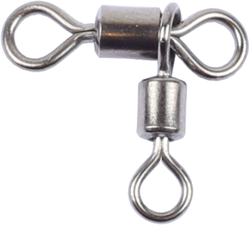 Wiggler Rolling Swivel, Cross Line, Black Nickel