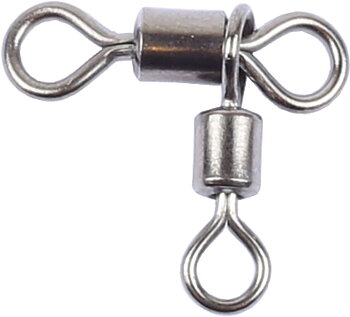 Wiggler Rolling Swivel, Cross Line, Black Nickel