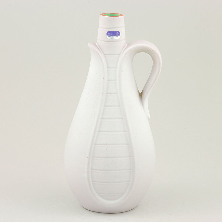 Stig Lindberg (Presenta 1940) White Plant Vase 19 cm